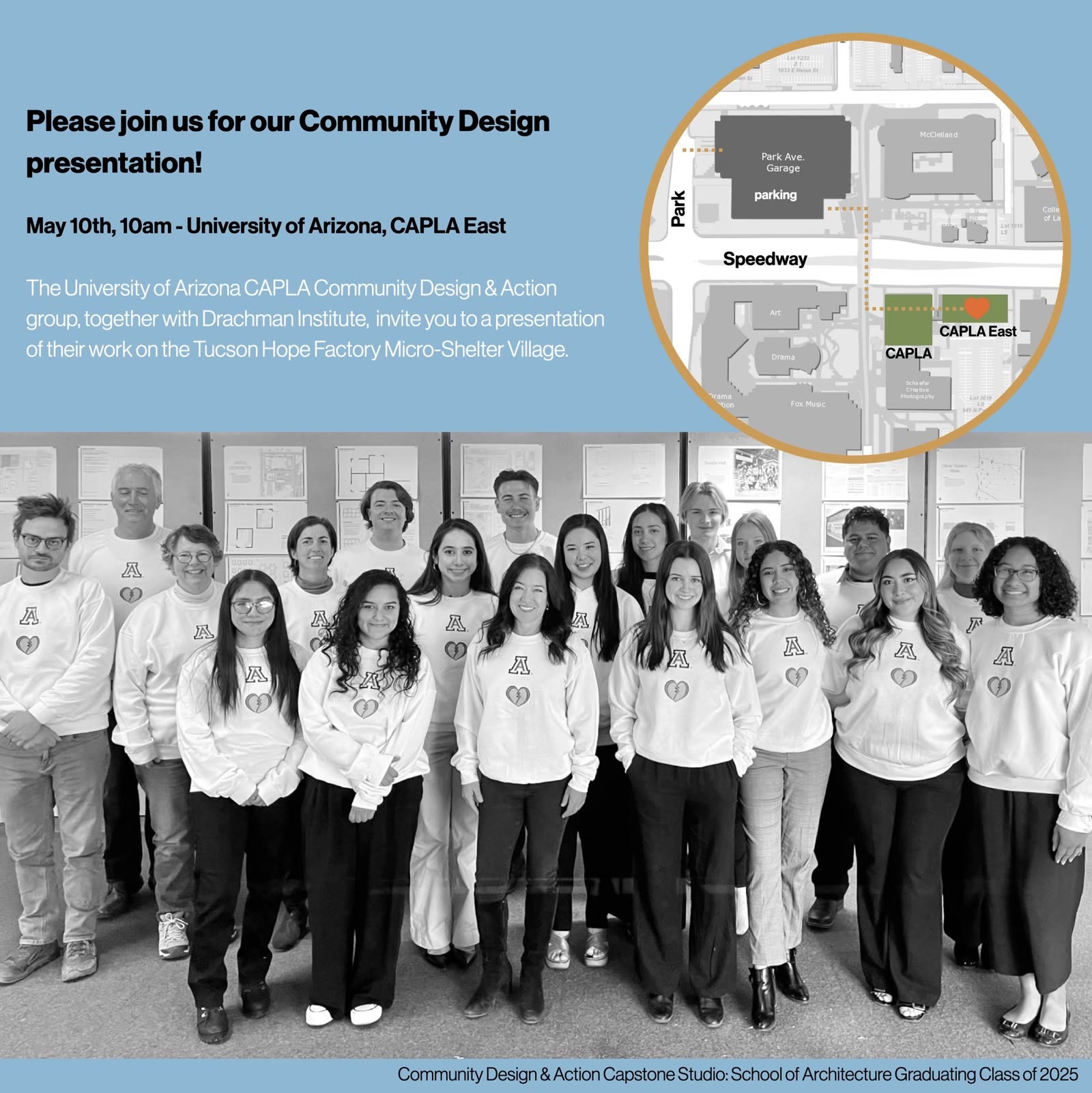 Community Design presentation invitation